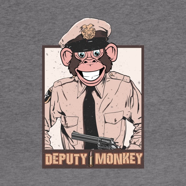 Gun Monkey Deputy by Wooly Bear Designs